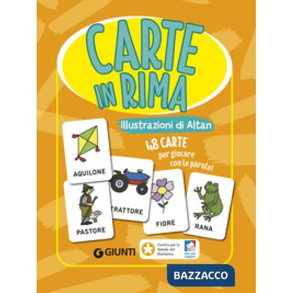 Carte in rima. 48 carte per giocare con le parole. Ediz. a colori. Con 48 Carte