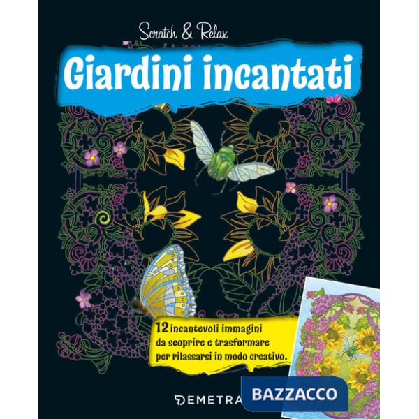 Giardini incantati. Scratch & relax. Con bastoncino in bambù
