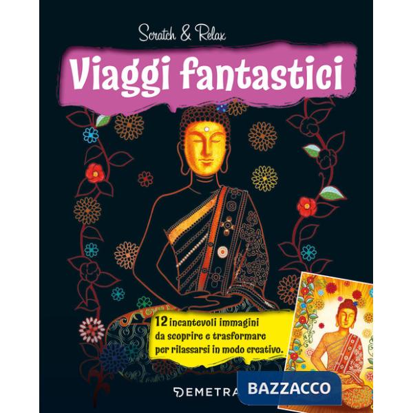 Viaggi fantastici. Scratch & relax. Con bastoncino di bambu