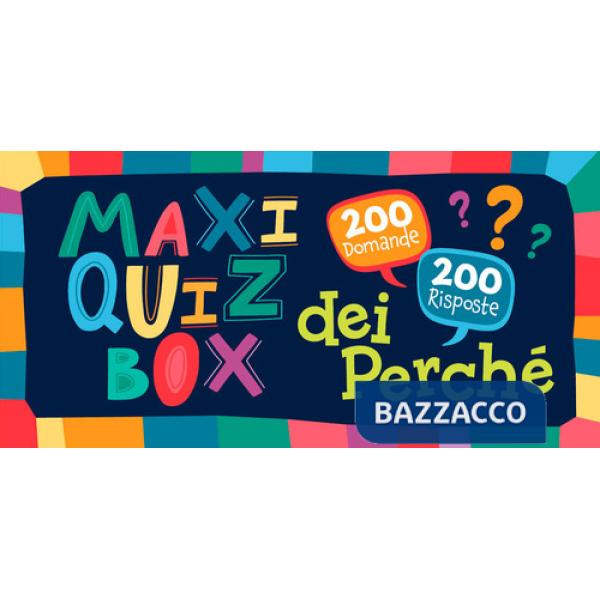 Maxi quiz box dei perché. Ediz. a colori. Con 101 Carte