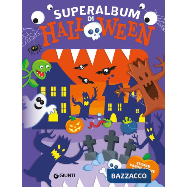 Superalbum di Halloween. Con adesivi. Ediz. a colori