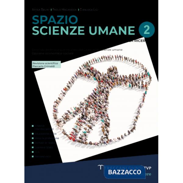 SPAZIO SCIENZE UMANE 2 BIENNIO + 5 DBOOK