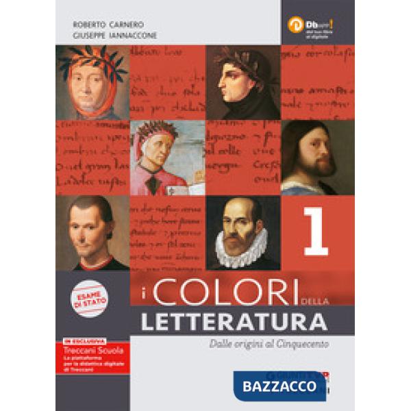 COLORI LETTERATURA ESAME VOL. 1 + QUAD SCRIT + BES + DIVINA COMM.
