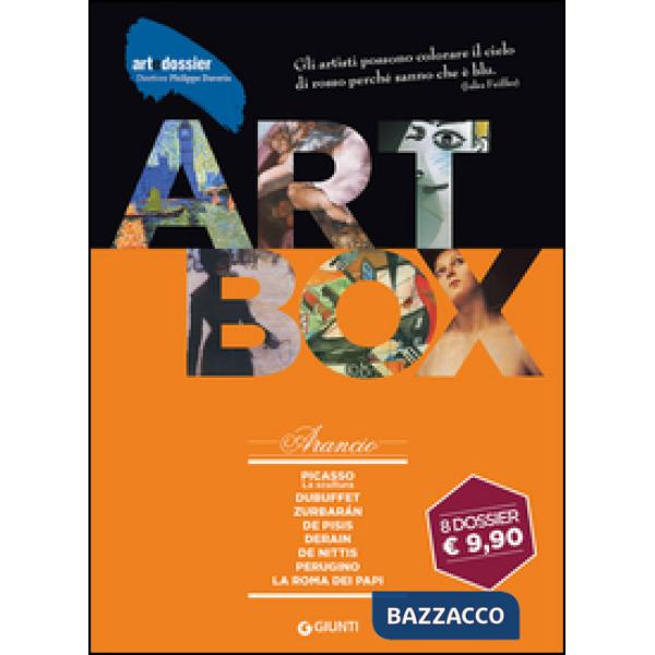 Dossier d'art. Box arancio: Picasso. La scultura-Dubuffet-Zurbarán-De Pisis-Dera