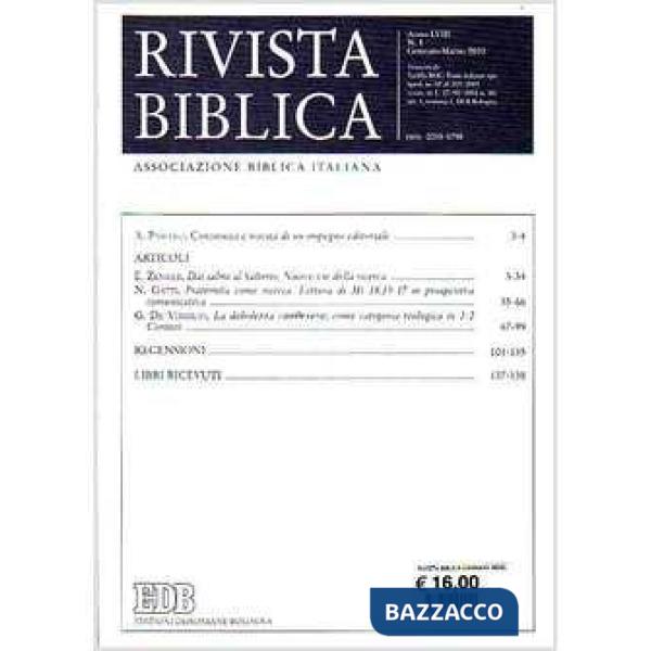 Rivista biblica (2010). Vol. 1