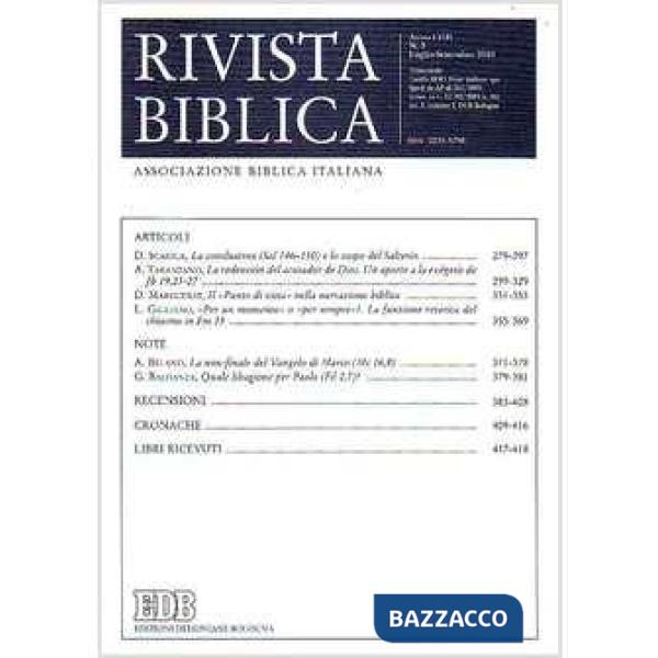 Rivista biblica (2010). Vol. 3