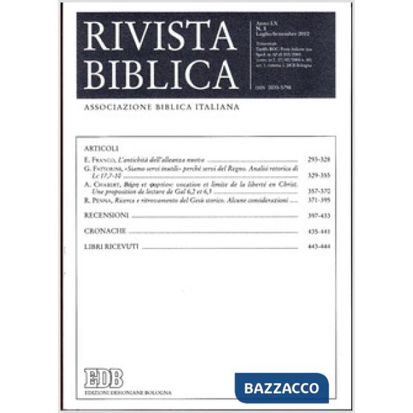 Rivista biblica (2012). Vol. 3