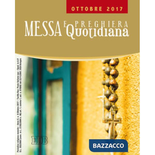Messa e preghiera quotidiana (2017). Vol. 10: Ottobre 2017