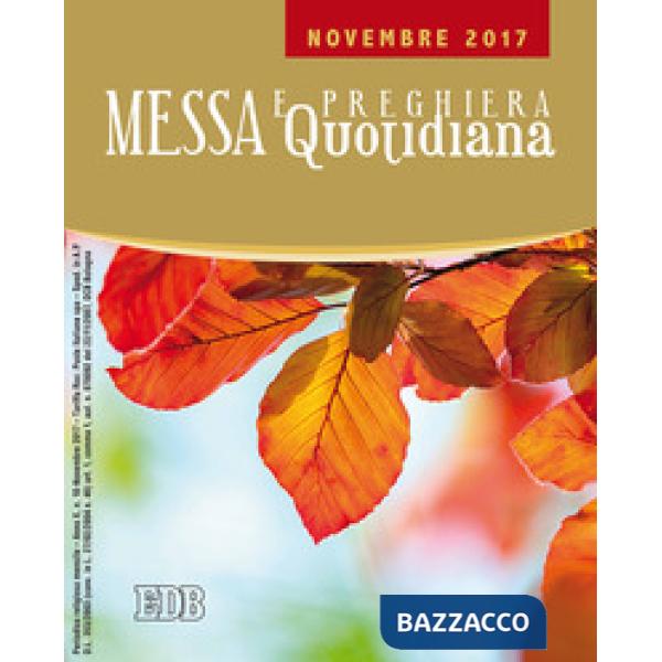 Messa e preghiera quotidiana (2017). Vol. 11: Novembre 2017