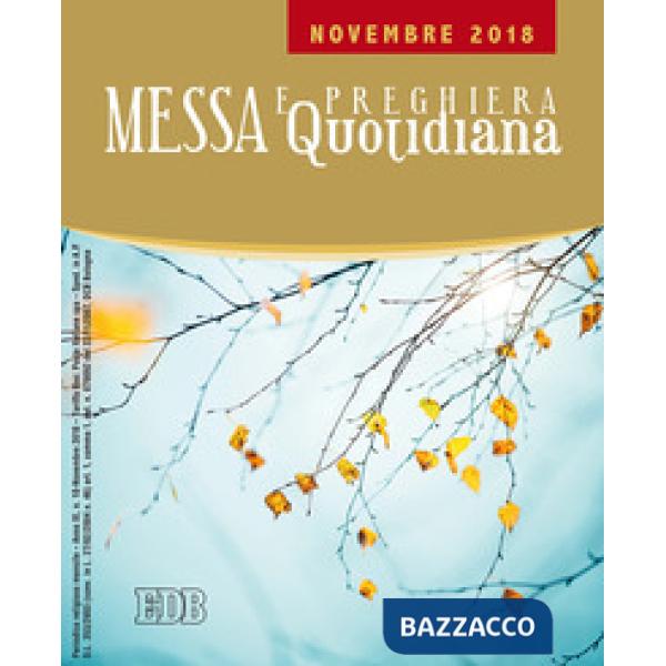 Messa e preghiera quotidiana (2018). Vol. 10: Novembre