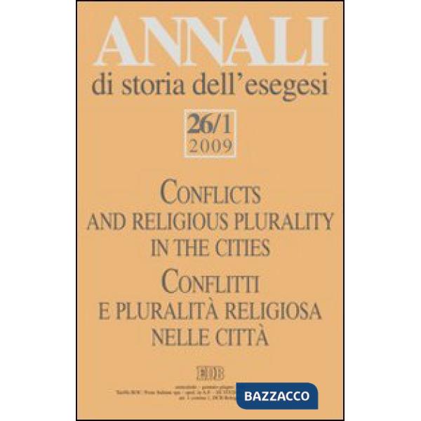 Annali di storia dell'esegesi (2009). Vol. 26