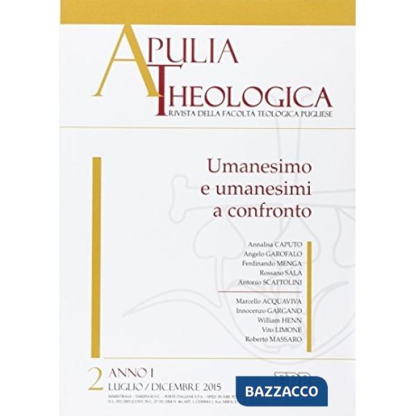 Apulia theologica (2015). Vol. 2