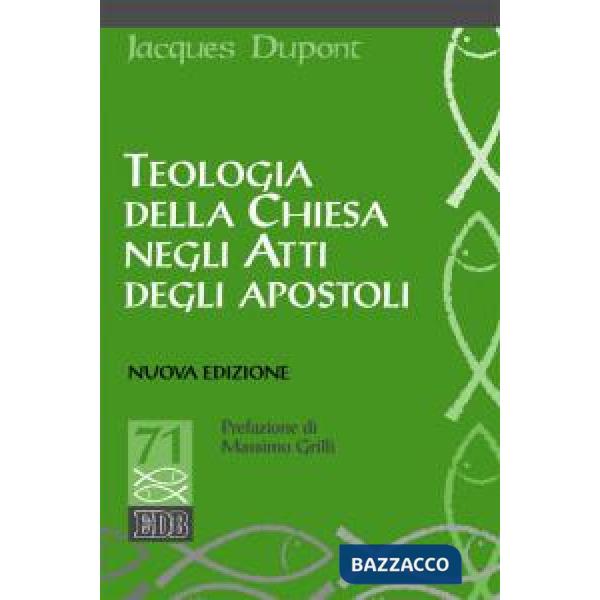 Teologia della Chiesa negli Atti degli Apostoli. Nuova ediz.