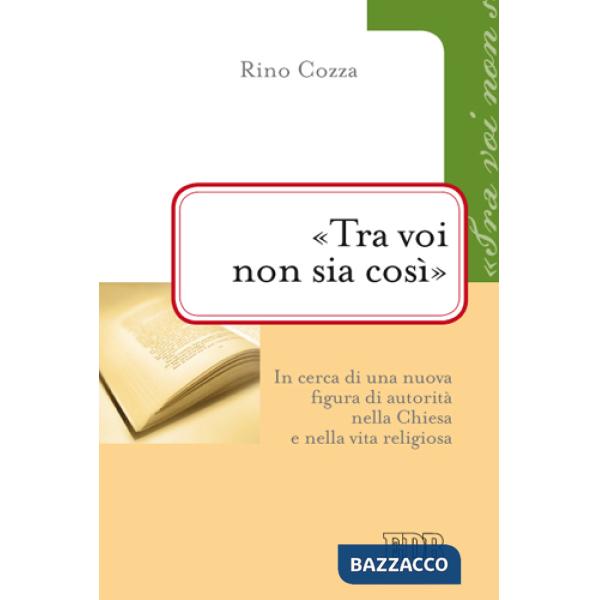 «Tra voi non sia così». In cerca di una nuova figura di autorità nella Chiesa e nella vita religiosa