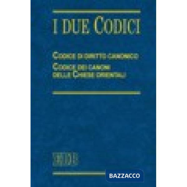 Due codici. Codice di diritto canonico. Codice dei canoni delle Chiese orientali (I)