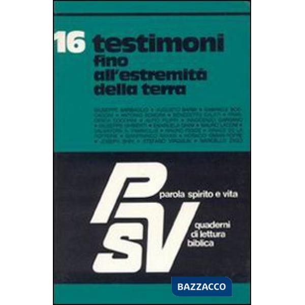 Testimoni fino all'estremità della terra