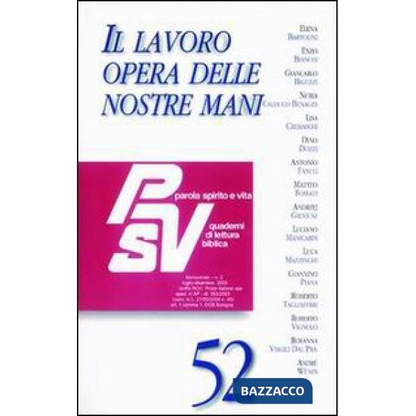 Lavoro opera delle nostre mani (Il)