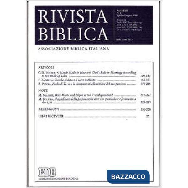 Rivista biblica (2009). Vol. 2