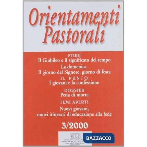Orientamenti pastorali (2000). Vol. 3