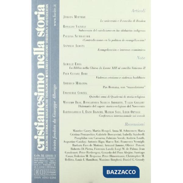 Cristianesimo nella storia (2011). Con indici. Vol. 3