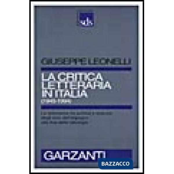 Critica letteraria in Italia (1945-1994) (La)