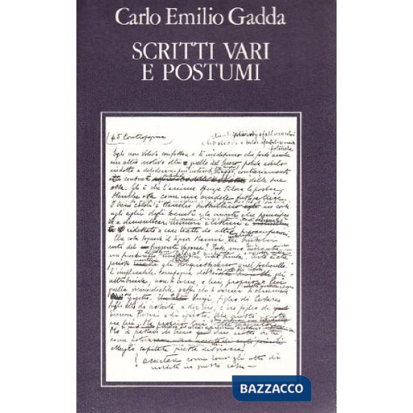 Opere. Vol. 5: Scritti vari e postumi. Bibliografia e indici