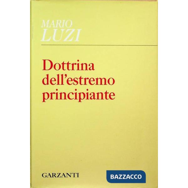 Dottrina dell'estremo principiante