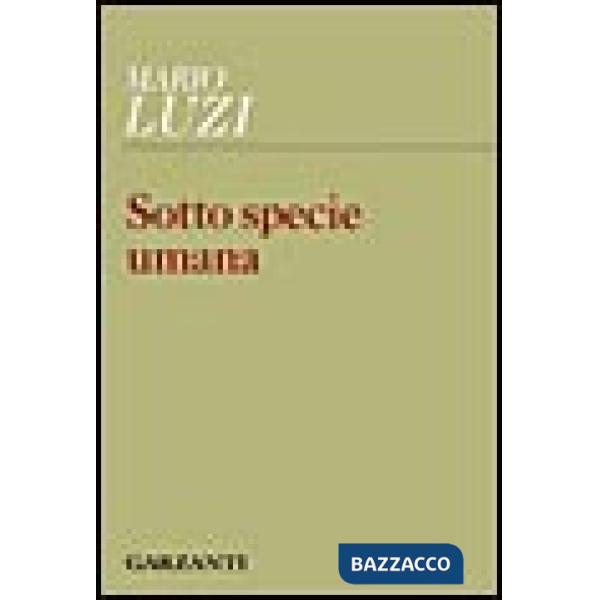 Sotto specie umana