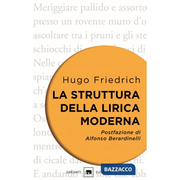 Struttura della lirica moderna. Dalla metà del XIX alla metà del XX secolo (La)