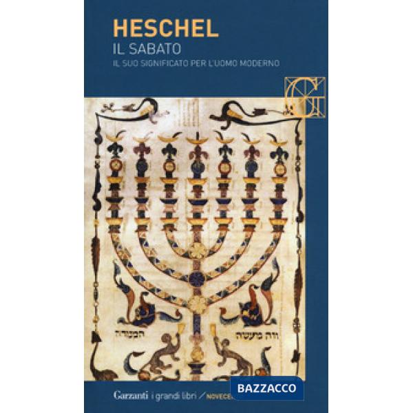 Sabato. Il suo significato per l'uomo moderno (Il)