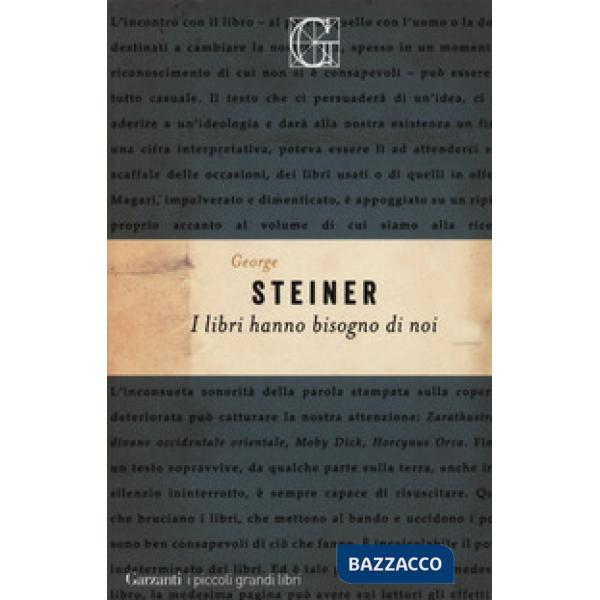 Libri hanno bisogno di noi (I)