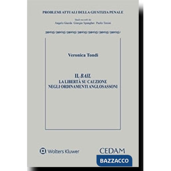 BAIL. LA LIBERTÀ SU CAUZIONE NEGLI ORDINAMENTI ANGLOSASSONI (IL)