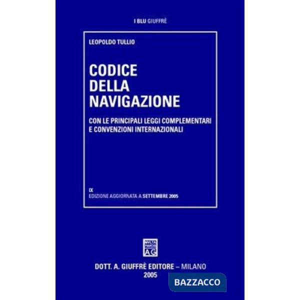 CODICE DELLA NAVIGAZIONE