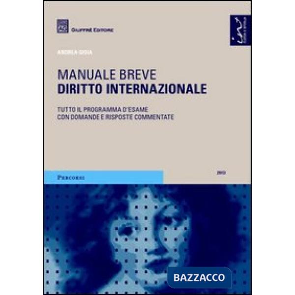 MANUALE BREVE - DIRITTO INTERNAZIONALE