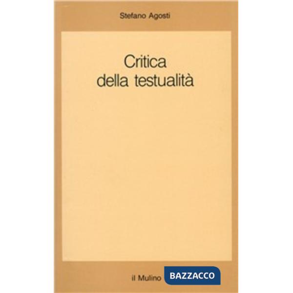 Critica della testualità