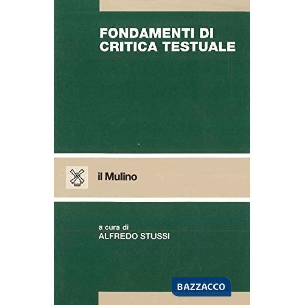 Fondamenti di critica testuale