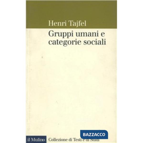 Gruppi umani e categorie sociali