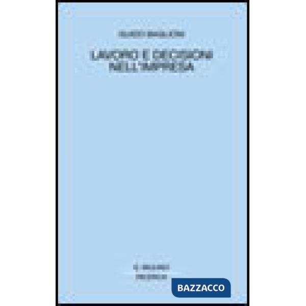 Lavoro e decisioni nell'impresa
