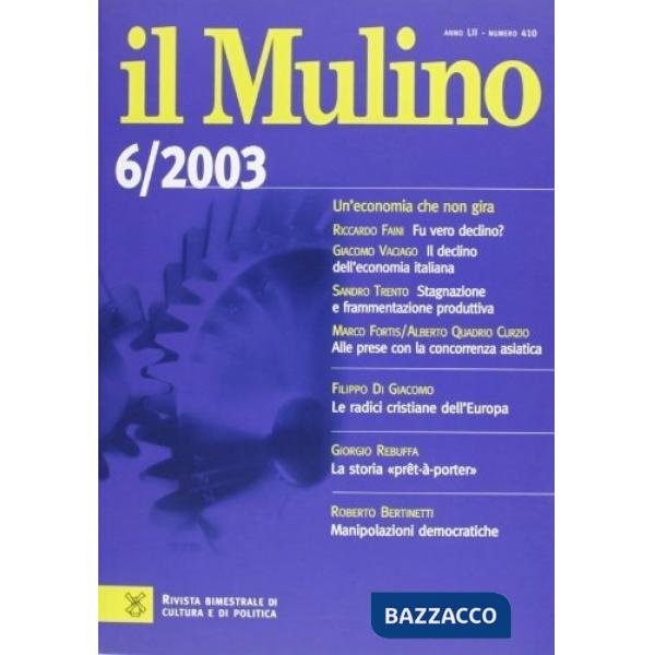 Mulino n. 410 6/2003 (Il)
