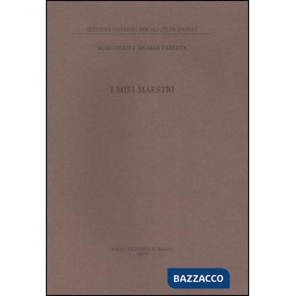 Miei maestri (I)