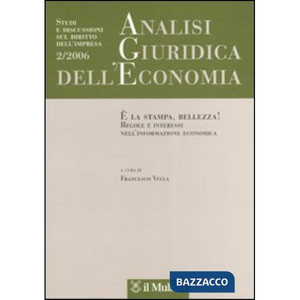 Analisi giuridica dell'economia n. 2/06