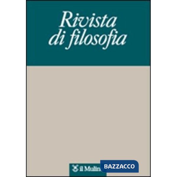 Rivista di filosofia 2/2008