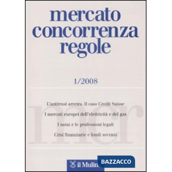 Mercato concorrenza regole n. 1/2008