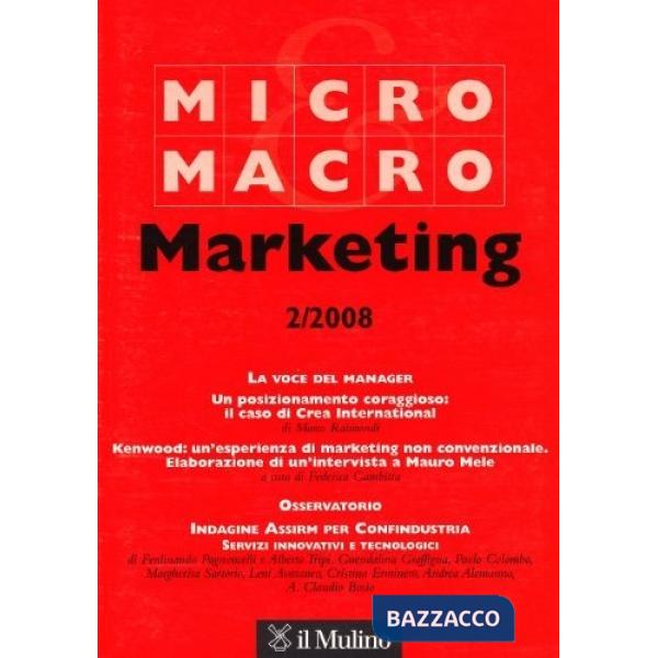 Micro & Macro Marketing (2008). Vol. 2
