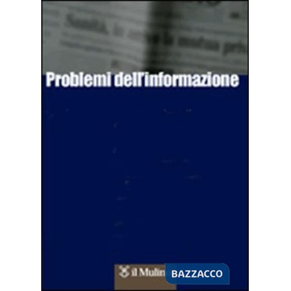 Problemi dell'informazione (2008). Vol. 1
