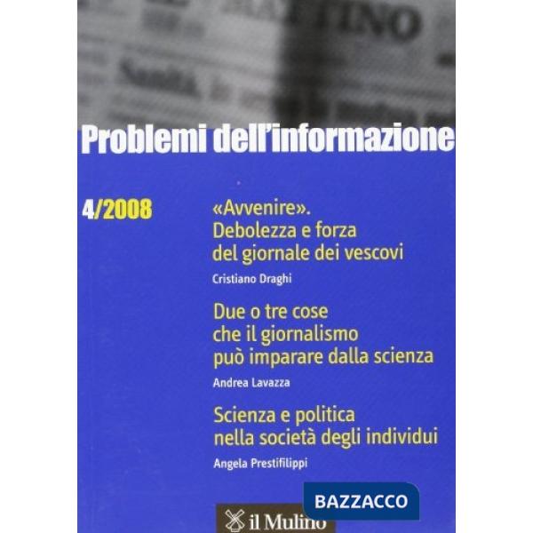 Problemi dell'informazione (2008). Vol. 4