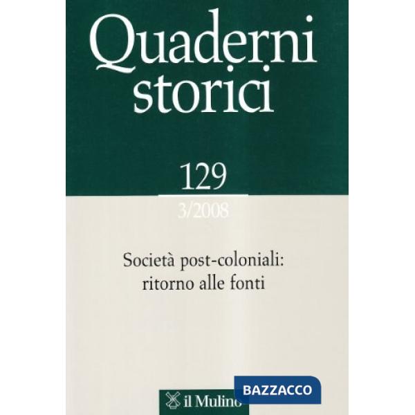 Quaderni storici (2008). Vol. 3