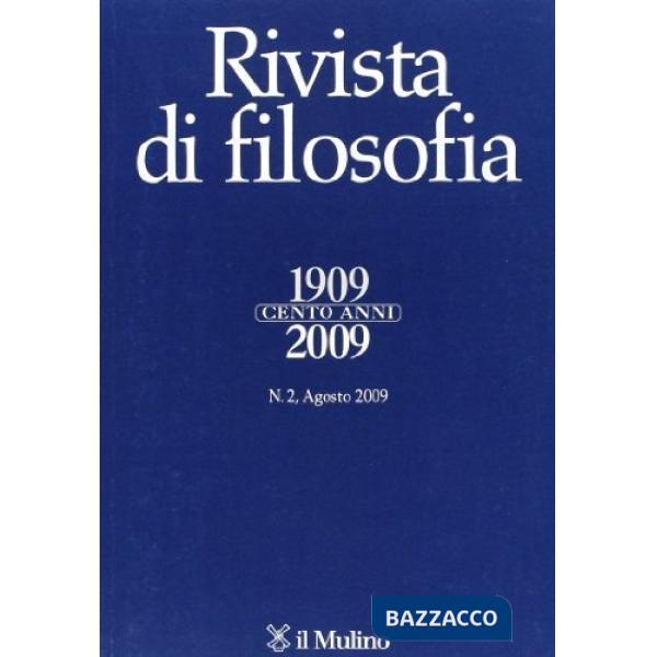 Rivista di filosofia (2009). Vol. 2