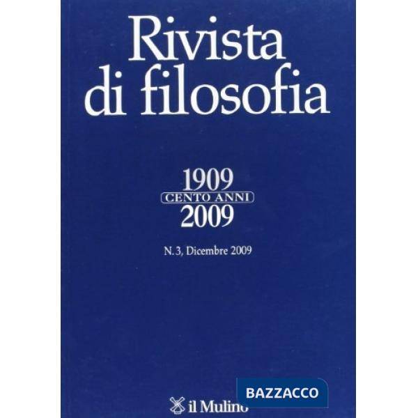 Rivista di filosofia (2009). Vol. 3