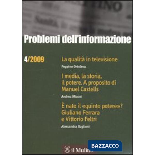 Problemi dell'informazione (2009). Vol. 4